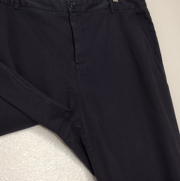 Everlane Men's Black Cotton Blend Flat Front Casual Chino Dress Pants Sz 38 - Picture 9 of 16